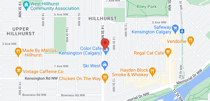 map of 342 14 ST NW